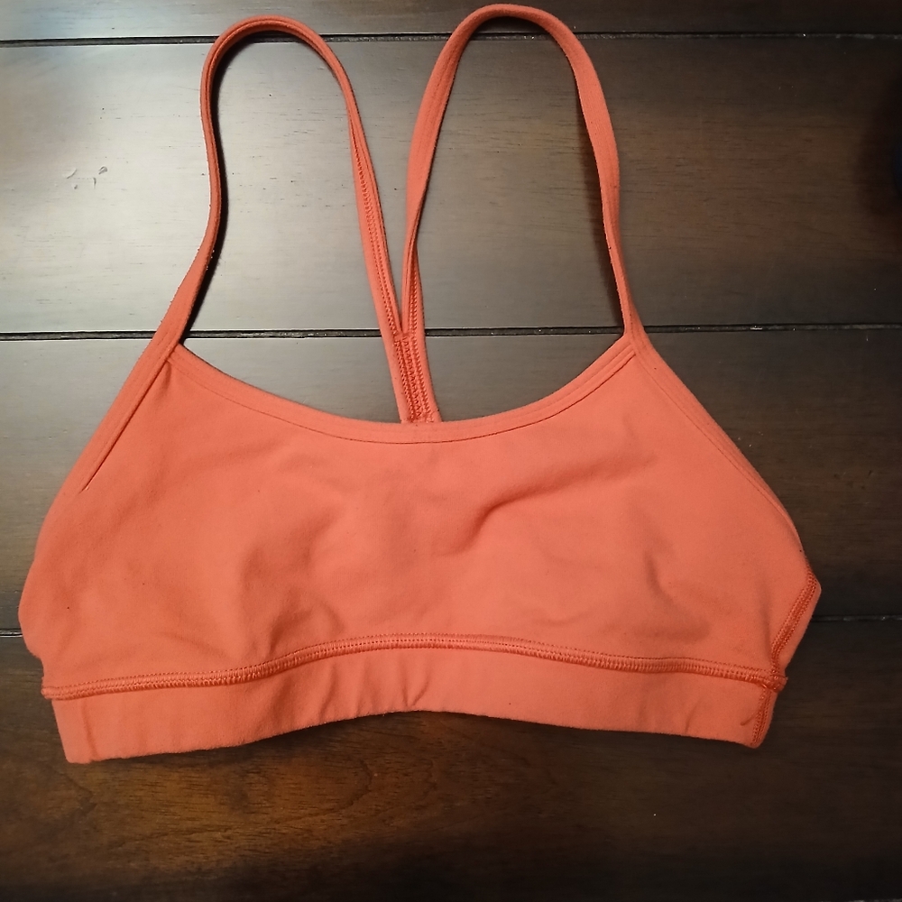 Lululemon Salmon Sports Bra Size Small (S)